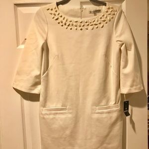 Sandra Darren Cream Dress